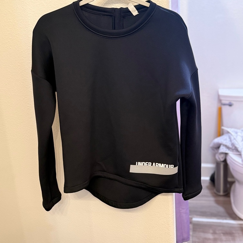Under Armour Jet Black Crew Neck Pullover